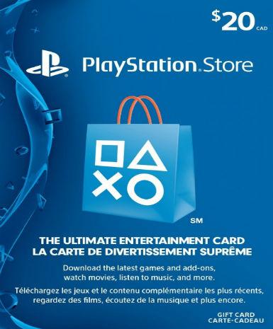 Playstation Network Card (PSN) 20 CAD (Canada)   Playstation [Email/Instant Delivery]