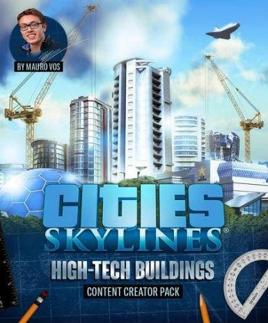 Cities: Skylines - Content Creator Pack: High-Tech Buildings (DLC) (Steam)   Steam - PC Download [Email/Instant Delivery]