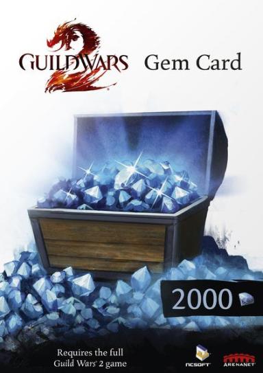 Guild Wars 2 2000 Gems Card [Email/Instant Delivery]