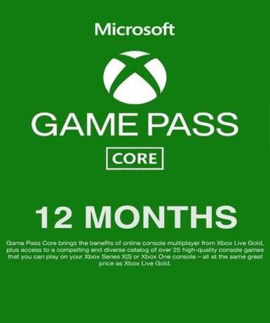 Xbox Game Pass Core 12 Months   Xbox [Email/Instant Delivery]