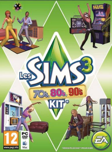 The Sims 3: 70s, 80s &amp; 90s Stuff [Email/Instant Delivery]