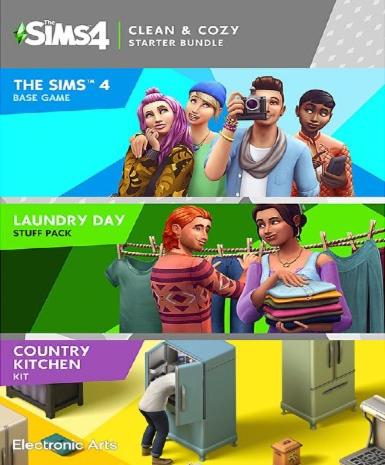 The Sims 4: Clean &amp; Cozy Starter Bundle (Origin) [Email/Instant Delivery]