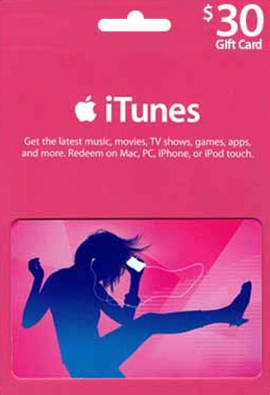 Apple iTunes Gift Card 30 USD (US)   iTunes [Email/Instant Delivery]