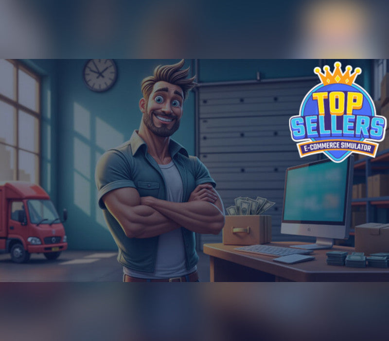 Top Sellers - Ecommerce Simulator PC Steam CD Key  REGION FREE  [Email/Instant Delivery]