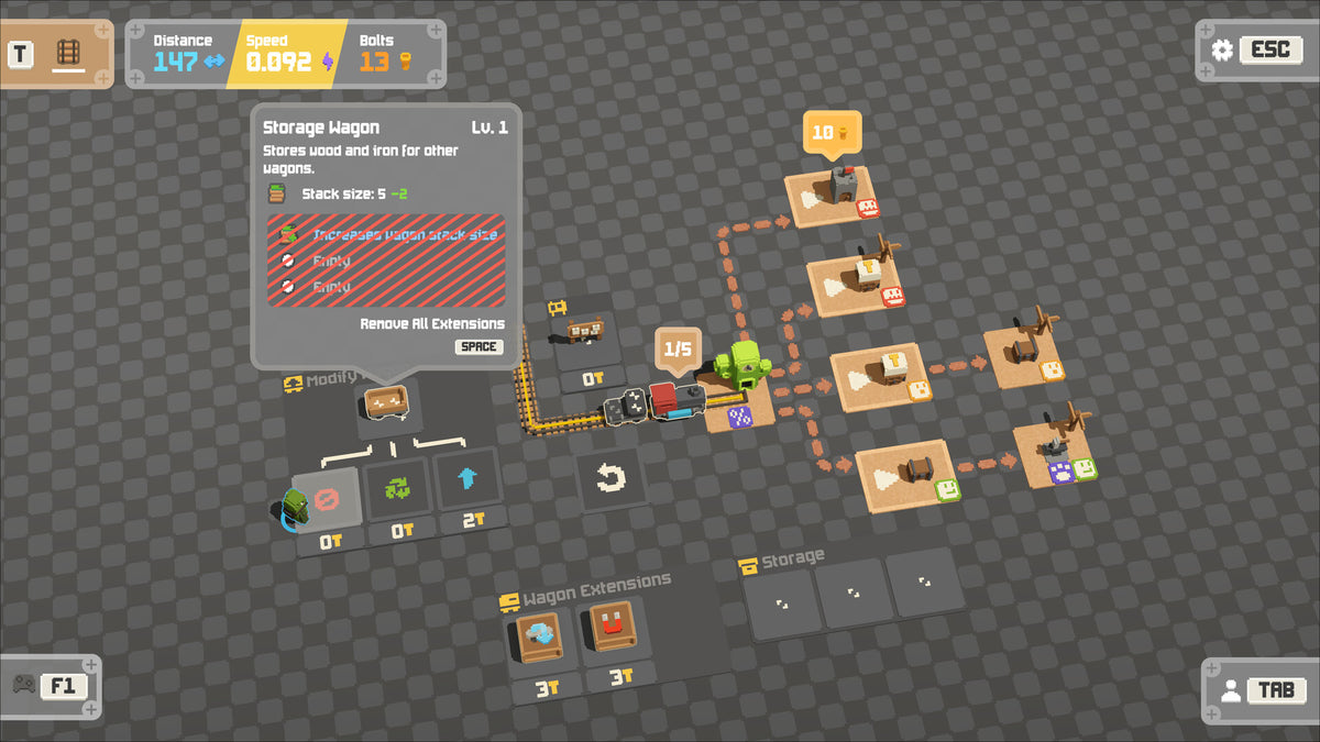 Unrailed 2: Back on Track PC Steam Altergift  REGION FREE Indoor Astronaut - [Email/Instant Delivery]