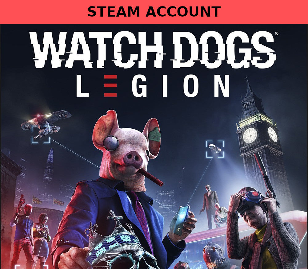 Watch Dogs: Legion PC Ubisoft Connect Account  REGION FREE  [Email/Instant Delivery]
