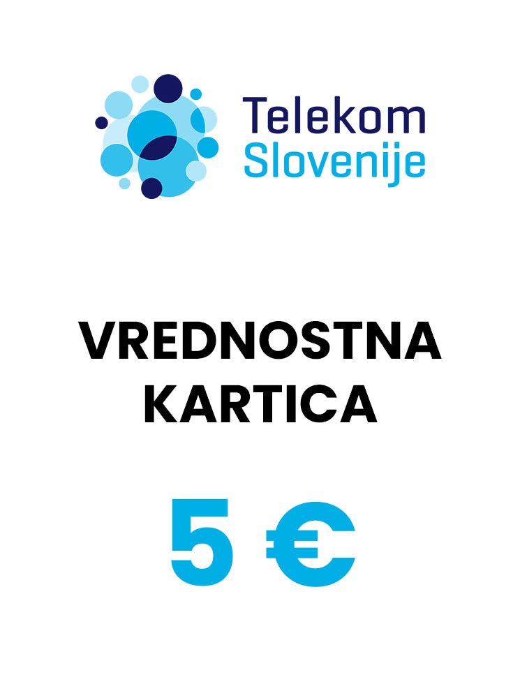 Telekom Slovenija vrednostna kartica 5 € (EUR) Other -  - Other [Email/Instant Delivery]