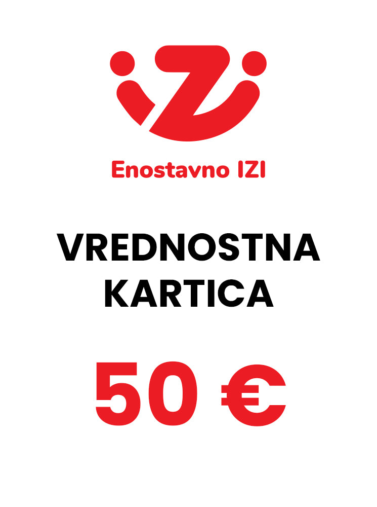 IZI Mobil Slovenija vrednostna kartica 50 € (EUR) Other -  - Other [Email/Instant Delivery]