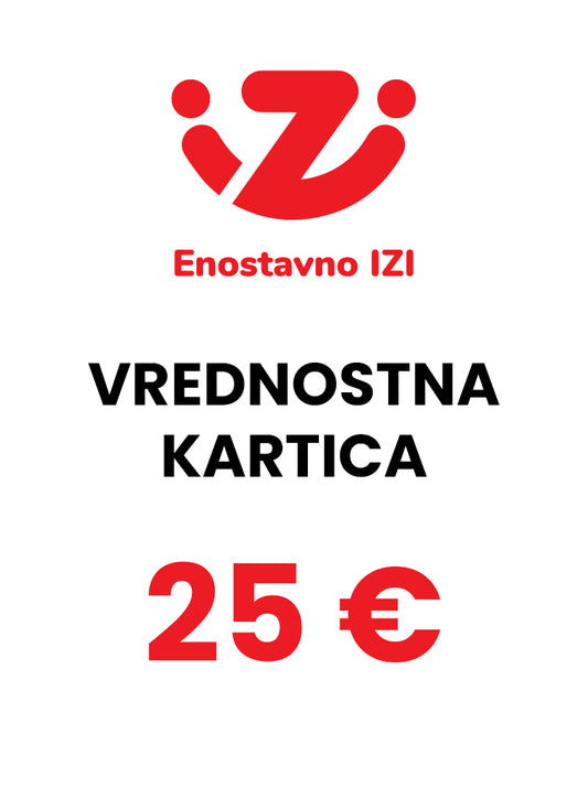 IZI Mobil Slovenija  vrednostna kartica 25 € (EUR) Other -  - Other [Email/Instant Delivery]