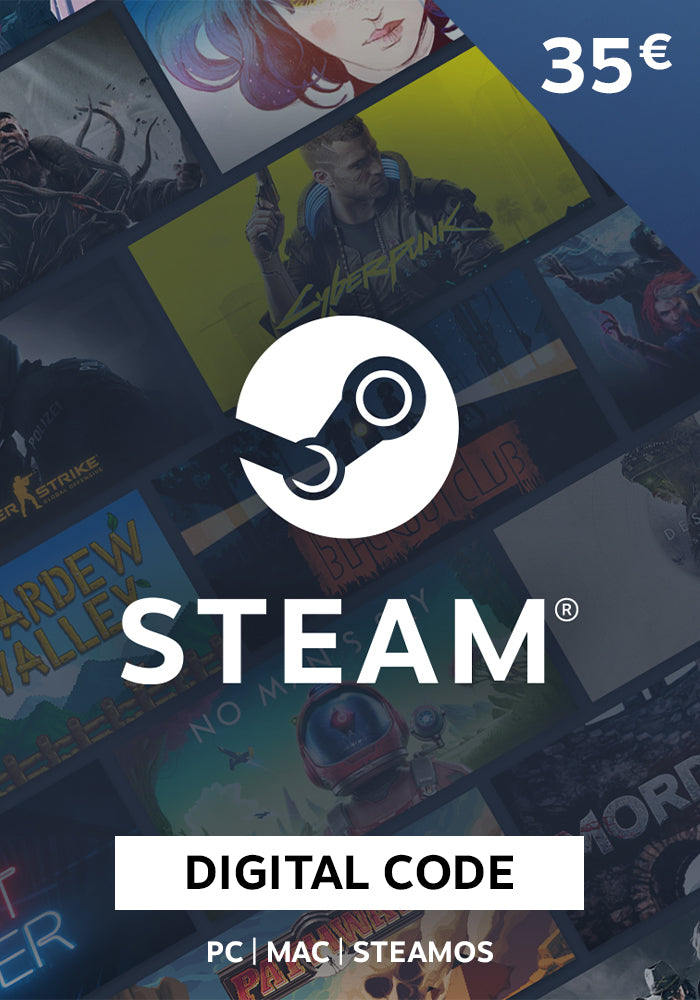 Steam Gift Card 35 EUR - Steam Key - Europe   - Steam [Email/Instant Delivery]